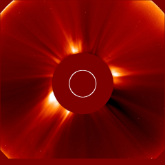 Image of solar wind