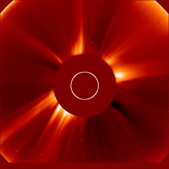 Image of solar wind