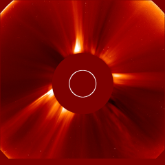 Image of solar wind