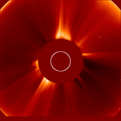 Image of solar wind