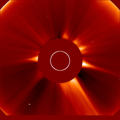 Image of solar wind