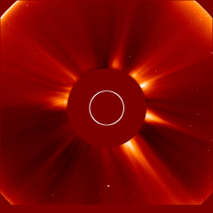 Image of solar wind