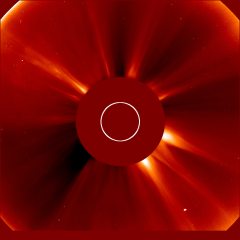 Image of solar wind