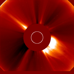 Image of solar wind