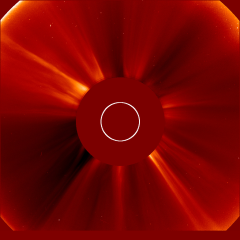 Image of solar wind