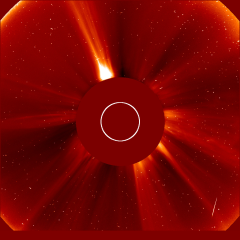 Image of solar wind