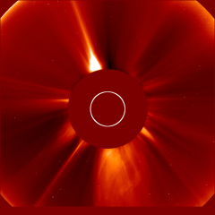 Image of solar wind