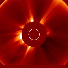 Image of solar wind