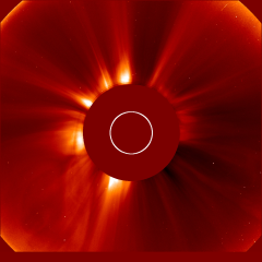 Image of solar wind