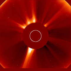 Image of solar wind