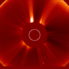 Image of solar wind