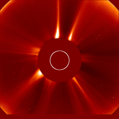 Image of solar wind