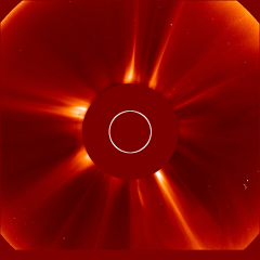 Image of solar wind