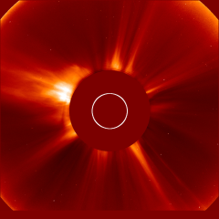 Image of solar wind