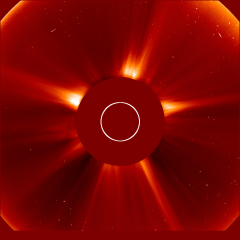 Image of solar wind