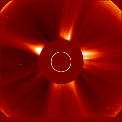 Image of solar wind