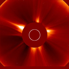 Image of solar wind