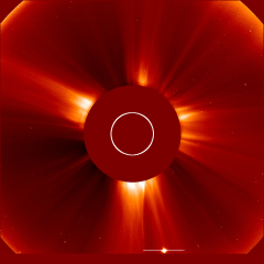 Image of solar wind