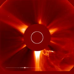 Image of solar wind