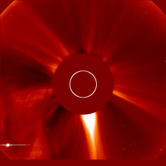 Image of solar wind