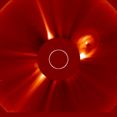 Image of solar wind