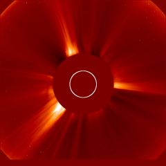 Image of solar wind