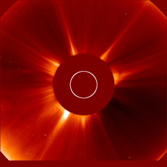 Image of solar wind