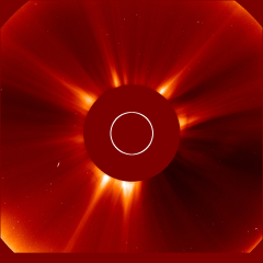 Image of solar wind