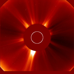 Image of solar wind