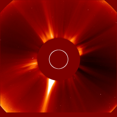 Image of solar wind