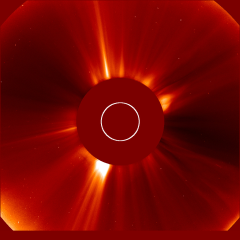 Image of solar wind