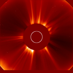 Image of solar wind