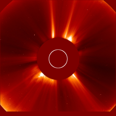 Image of solar wind