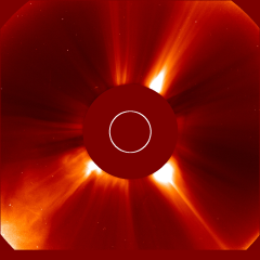 Image of solar wind