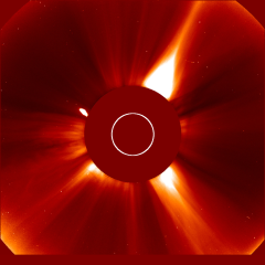 Image of solar wind