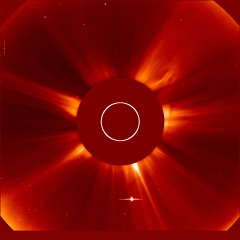 Image of solar wind