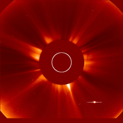 Image of solar wind