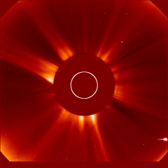 Image of solar wind