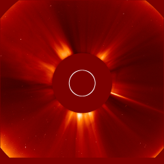 Image of solar wind