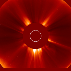 Image of solar wind