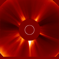 Image of solar wind