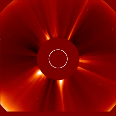 Image of solar wind