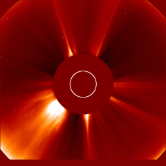 Image of solar wind