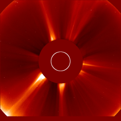 Image of solar wind