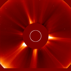 Image of solar wind