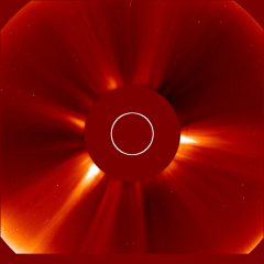 Image of solar wind