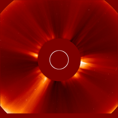 Image of solar wind