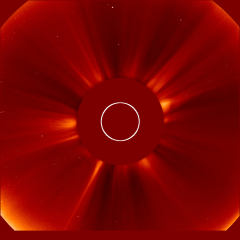 Image of solar wind