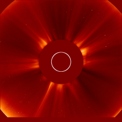 Image of solar wind