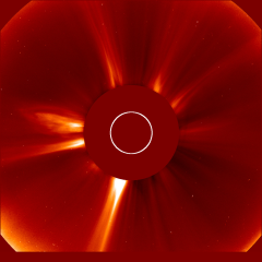 Image of solar wind